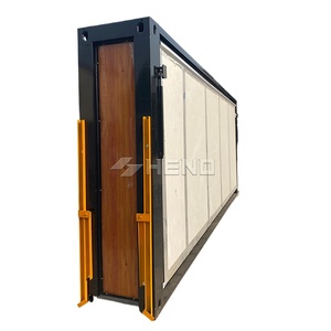 <span class=keywords><strong>Maison</strong></span> conteneur de luxe extensible de 40 pieds, préfabriquée, modulaire, portable, en acier, avec panneaux sandwich pliables - Product Image 1