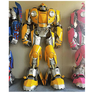 Disfraces de TV y Cine, Decoraciones para Fiestas de Navidad y Halloween, Disfraz de Robot LED Gigante de 2.7m, Disfraz de Cosplay para Adultos - Product Image 5