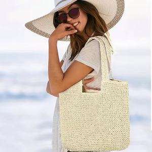 Sac fourre-tout en maille polyvalent et chic pour femmes, avec bandoulière et poche zippée, idéal pour les voyages et les courses, avec prix d'usine réduit, <span class=keywords><strong>Shoppi</strong></span> - Product Image 6
