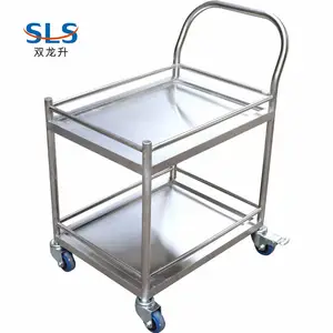 Wholesale durable Shopping Cart push Warehouse Stainless Steel Trolley Transport Product Cart Golf Trolley