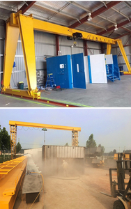 Grue monopoutre de haute qualité, robuste, montée sur rail, type Goliath, pour la manutention de matériaux de construction - Product Image 4