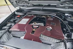 Reemplazo G900 Rocket Style Red Dry Carbon Fiber Car Engine Cover Frame Parte interior para <span class=keywords><strong>Mercedes</strong></span> <span class=keywords><strong>Benz</strong></span> W464 <span class=keywords><strong>G63</strong></span> G500 - Product Image 6