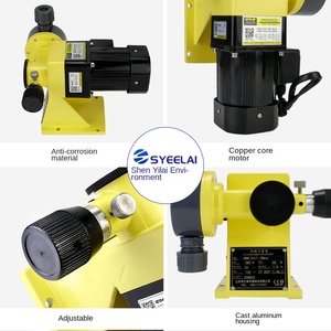 JWM 60LPH elektrikli korozyona dayanıklı dozajlama pompası ayarlanabilir akış yatay ölçme pompası mekanik diyafram OEM desteklenen - Product Image 2