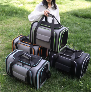 Phổ biến nhất có thể gập lại mang đi ra ngoài xách tay một Vai Con Chó Túi tàu sân bay Túi mềm bên mở rộng vật nuôi tàu sân bay Túi du lịch - Product Image 4