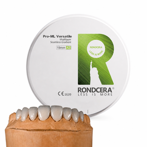 Disque de zircone multicouche polyvalent Rondcera Pro-ML, <span class=keywords><strong>d</strong></span>égradé de couleur naturelle, pour laboratoire <span class=keywords><strong>dentaire</strong></span>, compatible CAD/CAM - Product Image 6