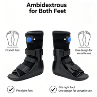 Attelle de marche gonflable personnalisable à cheville courte, légère avec chambre à air pour la stabilité et la rééducation post-opératoire des fractures