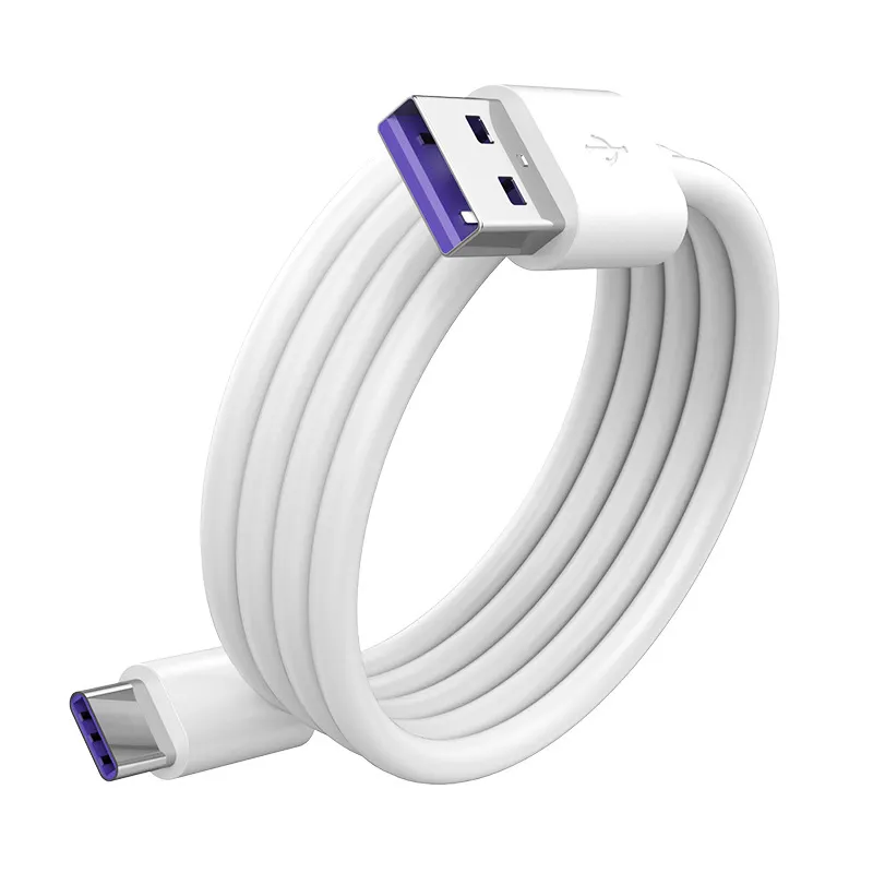 Kabel pengisi daya USB Tipe C ke USB, kabel USB Tipe C ke Tipe c, pengisian daya Super cepat, kabel 5A, 1m TPE, kabel Data Tipe C ke USB