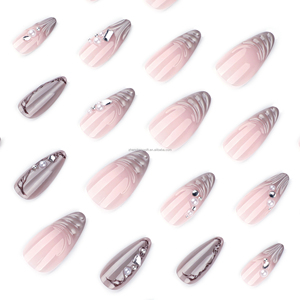 <span class=keywords><strong>Uñas</strong></span> de Gel a Presión al por Mayor, <span class=keywords><strong>Uñas</strong></span> Acrílicas de Lujo Personalizadas, <span class=keywords><strong>Uñas</strong></span> Postizas de Lujo - Product Image 6