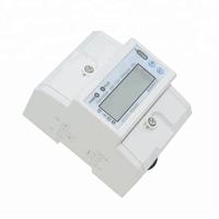 Medidor de Kwh electrónico Digital monofásico de carril Din de clase 1 de alta precisión Medidor de energía eléctrica Digital con RS485