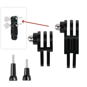 Adaptador de Brazo de Extensión para Cámara Deportiva, Resistente, <span class=keywords><strong>No</strong></span> se Rompe Fácilmente, Convertidor de Brazo Pivotante Ajustable, Largo y Corto, Recto, para GoPro - Product Image 2