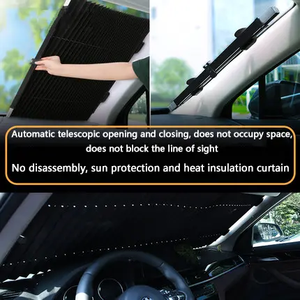 Haute qualité nouveau modèle <span class=keywords><strong>occultant</strong></span> automatique télescopique réglable pare-soleil Cool <span class=keywords><strong>voiture</strong></span> fenêtre stores - Product Image 2