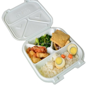 Disposable plastic work meals container