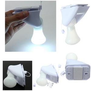 Mini lampe de nuit à cordon, 3 LED, fonctionne sur piles, interrupteur rond, éclairage décoratif portable pour la maison, pour table de chevet - Product Image 1