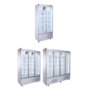 Réfrigérateur commercial pour boissons de supermarché, 2/3/4 portes, vitrine réfrigérée pour boissons, porte vitrée - Product Image 1