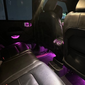 ไฟตกแต่งภายในรถยนต์ LED หลายสี ไฟแอมเบียนท์แบบไดนามิก สำหรับ Jeep Wrangler <span class=keywords><strong>JL</strong></span> ปี 2018-2023 จากโรงงานโดยตรง - Product Image 4