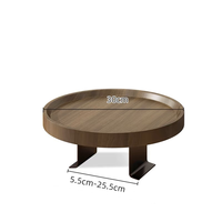 Meubles de salon rustiques modernes en forme de C petites tables d'appoint de canapé en bois pour accessoire de chambre à coucher à usage domestique