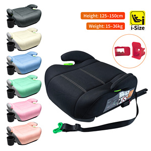 <span class=keywords><strong>Seggiolino</strong></span> Auto Rialzato per Bambini Approvato ECE R129 I-Size <span class=keywords><strong>con</strong></span> <span class=keywords><strong>ISOFIX</strong></span>, Cuscino di Sicurezza Portatile per Bambini da 125-150cm 15-36kg - Product Image 2