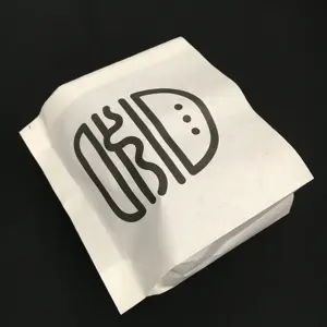 Impresión personalizada de hamburguesa bolsa de papel antigrasa