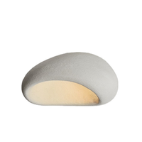 Plafonnier circulaire au design moderne, luminaire de plafond, lustre wabisabi