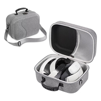 Grande mallette de transport pour casque VR Quest 3 / Vision Pro et accessoires de manette, étui de transport rigide Meta Quest 3