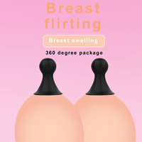Ensemble de 2 ventouses et pinces à tétons en silicone à forte aspiration pour jeux sexuels BDSM en couple