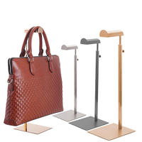 Présentoir de Sacs Réglable en Acier Inoxydable Premium, Robuste, pour Magasins de Vêtements et Boutiques – Vente en Gros Usine