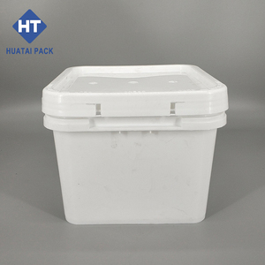Baril carrés en plastique, peinture, rectangulaire, <span class=keywords><strong>10</strong></span> <span class=keywords><strong>litres</strong></span>, 1 pièce - Product Image 4