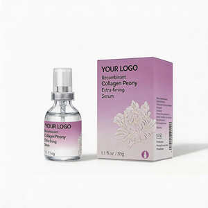 Sérum Éclaircissant Antioxydant à la Pivoine, Collagène Humain Recombinant de Type III, <span class=keywords><strong>Essence</strong></span> Visage Anti-Teint Terne et Raffermissante, Fourniture ODM - Product Image 1