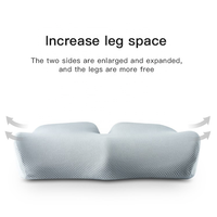 Coussin orthopédique confortable en mousse à mémoire de forme pour siège de voiture, pour les douleurs au dos, aux hanches et au coccyx