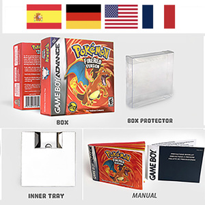 Boîte et manuel Leaf Green Fire Red Ruby Emerald SAPPHIRE USA FRA EUR NOE ESP ITA pour Gba - Product Image 1
