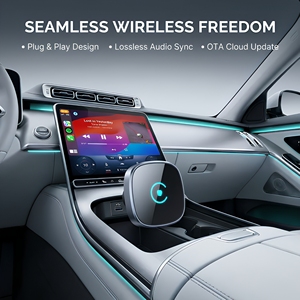 อะแดปเตอร์ <span class=keywords><strong>CarPlay</strong></span> & Android Auto แบบไร้สาย เชื่อมต่อเสถียร ดีไซน์ซ่อนเร้น สำหรับรถยนต์ Audi - รองรับ <span class=keywords><strong>iPhone</strong></span>/iPad รับประกัน 1 ปี - Product Image 3