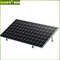 Kit rak dudukan tenaga surya portabel, untuk Panel PV di atap datar atau tanah terbuka, sistem DIY pemasangan cepat