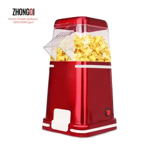 Macchina per Popcorn Vintage professionale elettrica a basso contenuto di calorie del creatore del Popcorn di Popper dell'aria calda della cucina domestica