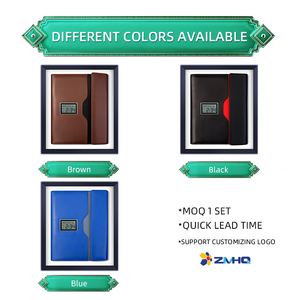 Quà Tặng Doanh Nghiệp 10000MAh Ngân Hàng Điện Máy Tính Xách Tay Thông Minh Nhật Ký Không Dây Sạc A5 Kích Thước Da Bìa Cứng Bìa Cứng A5 Da Bìa Cứng - Product Image 2