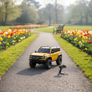 Модернизированная радиоуправляемая модель автомобиля Liema HB-R1001/2/3/4/5/6 в масштабе 1:10, на газовом топливе, с полным дистанционным управлением, металлическая внедорожная имитационная игрушечная машинка - Product Image 2