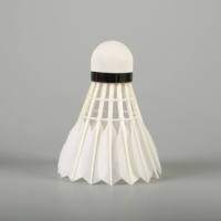 Volant de badminton en plumes de canard de classe A, polyvalent n°6, tête en liège à 2 couches - Fabricant OEM, vente en gros en vrac
