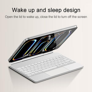 Clavier tactile sans fil capacitif Pro M5 Wonderful Control pour <span class=keywords><strong>iPad</strong></span> <span class=keywords><strong>Air</strong></span> 11 pouces, modèles M3/M2/M4, connexion directe USB - Product Image 2