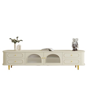 Mobile TV in Legno Stile Americano Minimalista, Arredamento Moderno di Lusso per Interni - Product Image 3