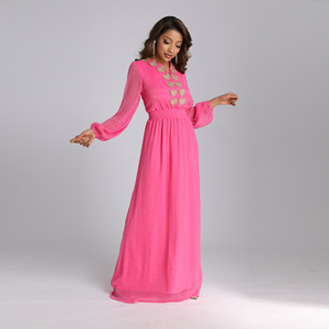 <span class=keywords><strong>Ashura</strong></span> 2023 femmes modeste silhouette droite Abaya dernière robe de Style marocain de Dubaï nouvelles tendances pour les femmes musulmanes - Product Image 3