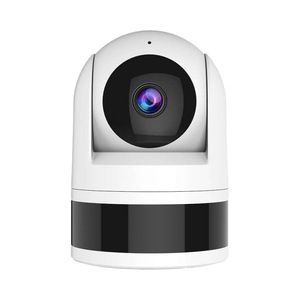 Caméra de surveillance domestique intelligente 1080p sans fil WiFi avec vision nocturne et contrôle à distance par téléphone mobile, inclinable et orientable - Product Image 1