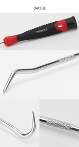 4-mảnh chính xác Pick và Hook Set Angled thẳng 90 độ Pick Full Hook dụng cụ cầm tay - Product Image 2