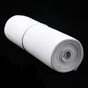 Bulk Stock Black White 10cm 15cm 20cm 25cm 30cm 40cm 50cm Wide Knitted Elastic Band For Waist Band Wrap