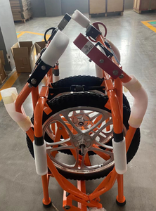 حامل قمامة طبي معدني-عربة نقالة قابلة للطي بعجلات للمناطق المفتوحة ، متينة ومحمولة - Product Image 3