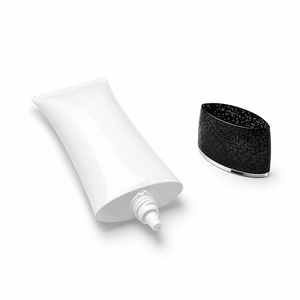 Tubo Exprimible de Plástico Blanco para Cosméticos con Tapa de Rosca para Productos de Belleza, Crema BB, Protector Solar - Product Image 2