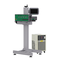 Foi Portable Split Type 355nm JPT Machine de marquage laser UV en ligne 3W 5W 10W Marqueur laser UV volant prend en charge DXF PLT BMP