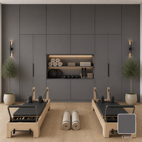 Panel Dinding WPC Interior Cladding 9mm Abu-abu Grafit Polos Matte Grosir untuk Hotel Villa Kantor Studio
