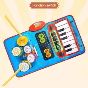 Tapis de musique 2 en 1 pour enfants, instruments de musique, <span class=keywords><strong>piano</strong></span>, clavier et batterie de <span class=keywords><strong>jazz</strong></span> pour tout-petits, éducation précoce, tapis de jeu musical - Product Image 5