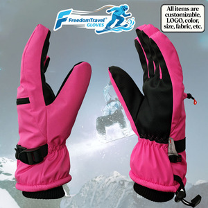Guantes <span class=keywords><strong>de</strong></span> Esquí Personalizados para <span class=keywords><strong>Mujer</strong></span>, a la Moda, Impermeables, Resistentes al Viento, Cálidos y Transpirables para Deportes <span class=keywords><strong>de</strong></span> Invierno al Aire Libre - Product Image 3