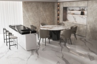 Dalle en pierre frittée Taj Mahal de haute qualité, écologique, imperméable et anti-rayures pour la décoration des murs du salon, de la chambre et des escaliers