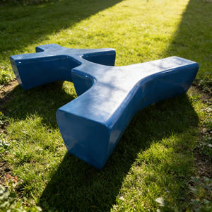 Y2007 Modern Fiberglass Tree <b>Planter</b> with Integrated <b>Bench</b> Outdoor Seating for Parks Hospitals Shopping Malls - Product Image 3